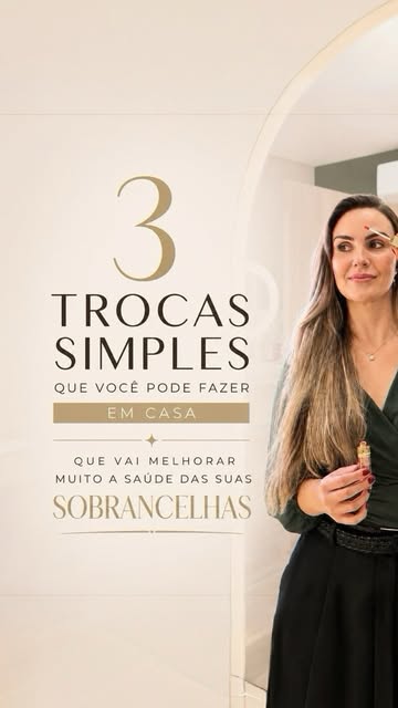 Conteúdo educativo de Regiane sobre sobrancelhas